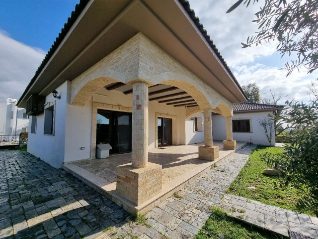 Excellent location at famous area in Yenikent specious stone decorated beautiful 3 bedrooms  villa with close living area 325m2!