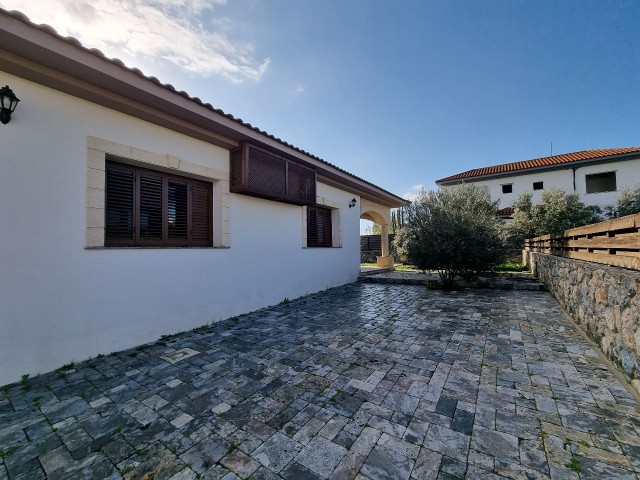 Excellent location at famous area in Yenikent specious stone decorated beautiful 3 bedrooms  villa with close living area 325m2!