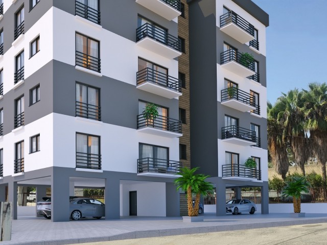 Luxury apartments for sale with 2+1 and 3+1 options in Nicosia Kızılbaş district