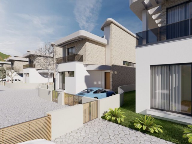 Luxury 4+1 villas for sale in Lapt, just 200 meters from the sea