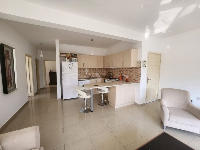 3+1 flat with garden for sale in Laptada, next to the sea