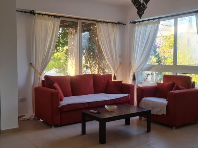 Furnished, air-conditioned 2-bedroom apartment in a complex with a shared pool