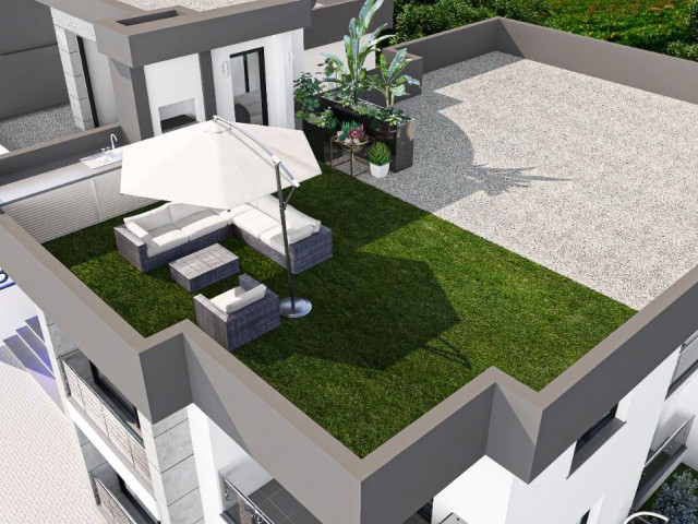 !!! 140m2 Super Luxury Apartments for Sale with Garden and Terrace in Mitreeli !!! ** 