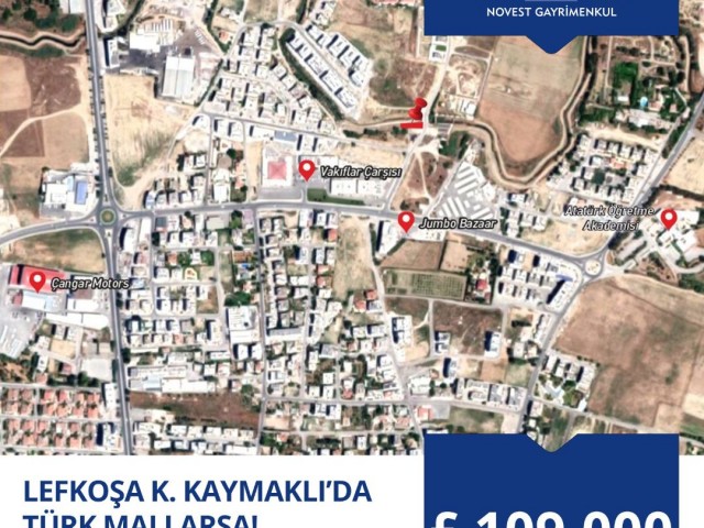 !!! Küçük Kaymaklı Bölgesinde Ticari İzinli Satılık 540m2 Arsa !!!