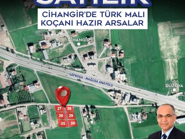 Cihangir'de Anayol Üzerindeki Petrol İstasyonu Arkasında ,Koçanı Hazır, Türk Malı Satılık  Arsalar!!!