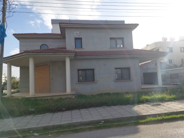 Half Construction Villa For Sale In Küçük Kaymaklı Area !!!