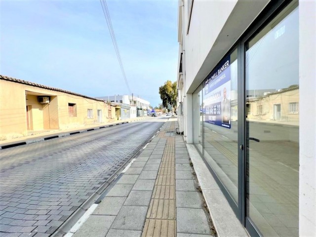In the Center of Nicosia, Kızılbaş, in the Region of the Church Circle, Above the Main Street, 40 m2 Wide Ground Floor Shop for Rent !!!
