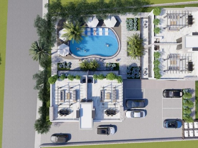 Terraced and Ground Floor Apartments for Sale in the area of Babylon Gardens in Lapta, Kyrenia!!!