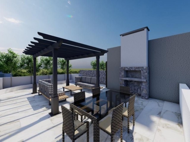 Ground Floor and Terrace Flats for Sale in the Region of Babylon Gardens in Lapta, Kyrenia!!!