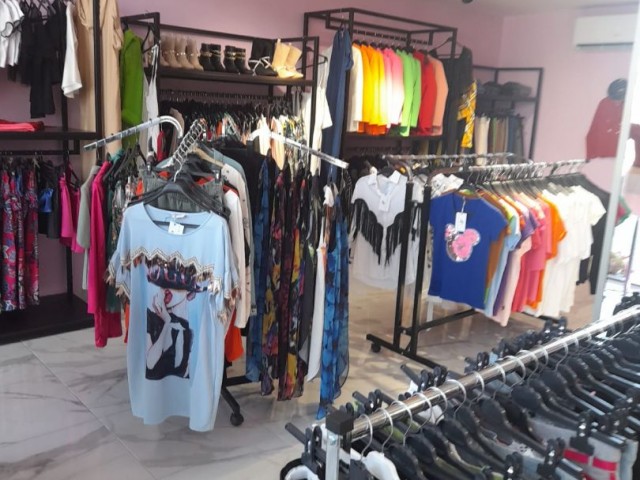 Women's Clothing Store for Rent in the busiest street of Kyrenia Karaoglanoglu ** 