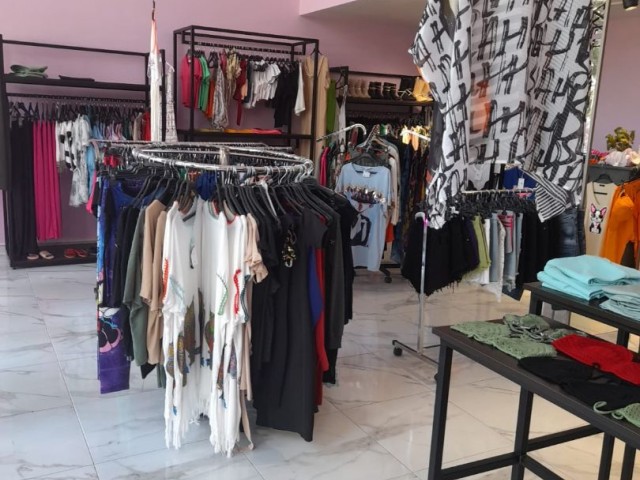 Women's Clothing Store for Rent in the busiest street of Kyrenia Karaoglanoglu ** 