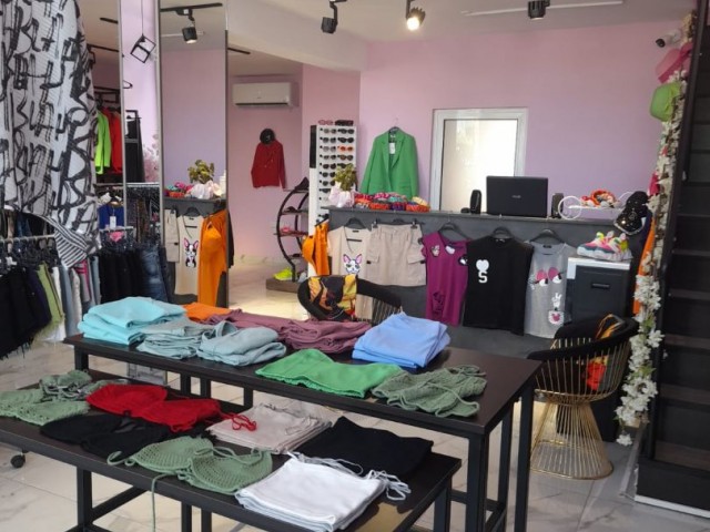 Women's Clothing Store for Rent in the busiest street of Kyrenia Karaoglanoglu ** 