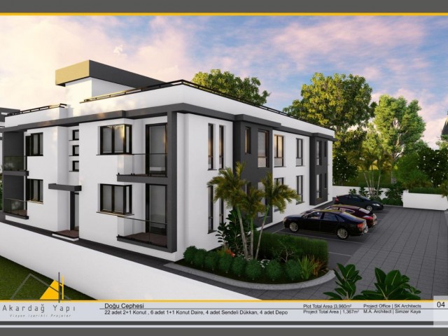 2+1 FLATS FOR SALE IN ÇATALKOY, KYRENIA, ON THE HIGHWAY