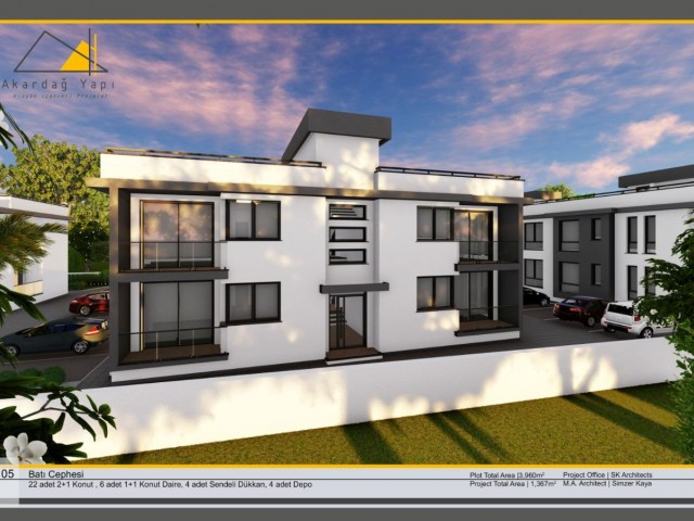 2+1 FLATS FOR SALE IN ÇATALKOY, KYRENIA, ON THE HIGHWAY