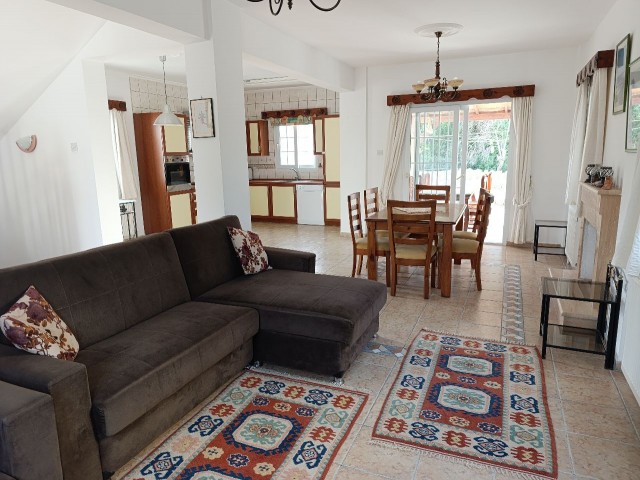 Fully furnished 3+1 Villa for rent in Kyrenia Özankoy.