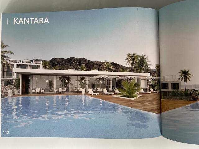 Kantara Evergreen 2+1 Penthouse with Roof Top in first Sea Row