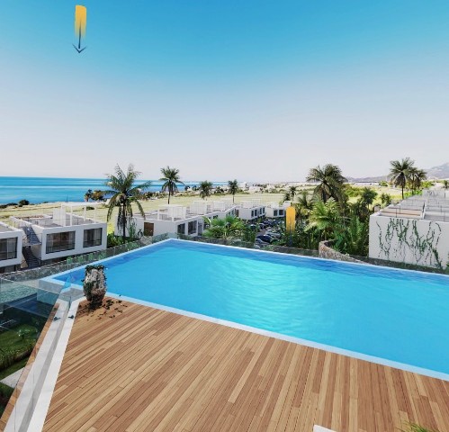Kantara Evergreen 2+1 Penthouse with Roof Top in first Sea Row