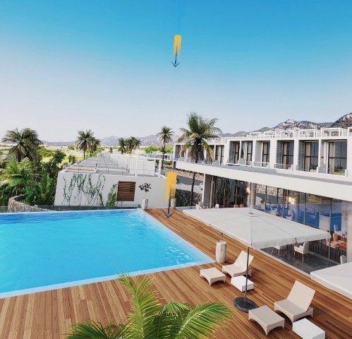 Evergreen Kantara Beach Front Resort 1 Reihe 2+1, Roof Top 60qm direkt am Meer, alle Facilitys…..