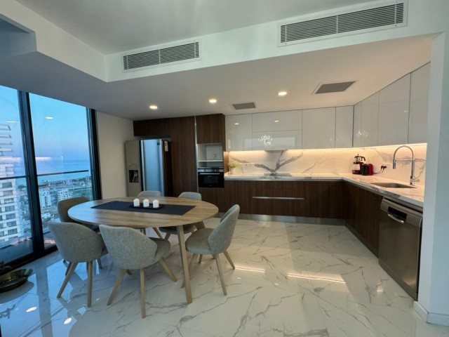 2+1 fully furnished 19 floor for rent in long beach de grand safair