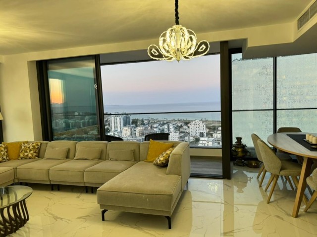 2+1 fully furnished 19 floor for rent in long beach de grand safair