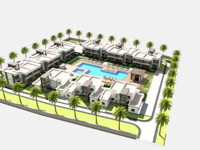 1 BEDROOM APARTMENT -GREAT FOR INVESTMENT- FOR SALE IN KYRENIA BAHÇELI !!