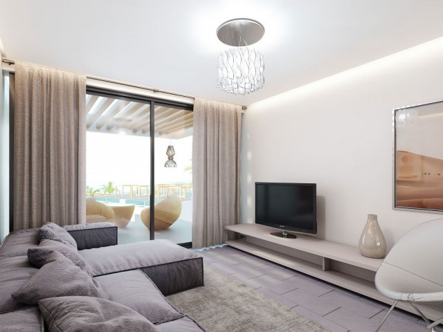 2 BEDROOM APARTMENT FOR SALE IN KYRENIA BAHCELI !! 400M TO THE SEA !!