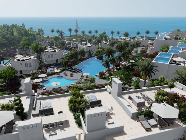 3 BEDROOM LUXURY GARDEN LOFT WITH PRIVATE POOL IN BAHCELI KYRENIA !!