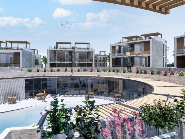 TWIN VILLA MIT 2 SCHLAFZIMMERN IN EINEM EXKLUSIVEN PROJEKT IN BAHCELI KYRENIA MIT LANGFRISTIGEM ZAHLUNGSPLAN !!