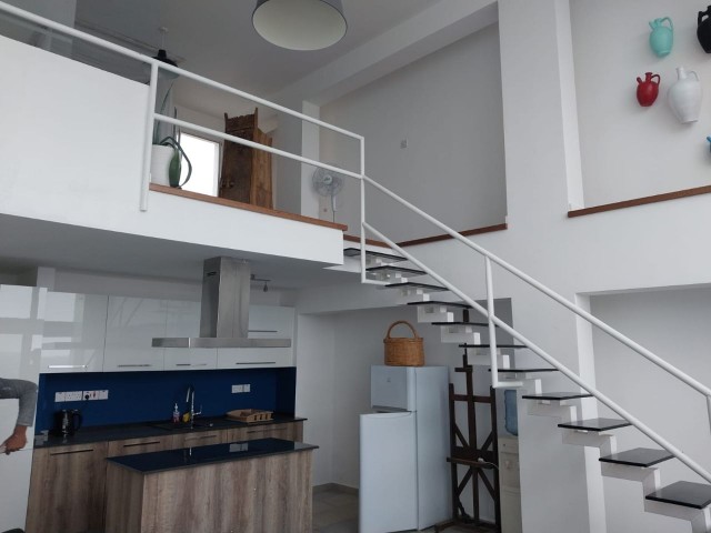 FULLY FURNISHED 1+1 LOFT FOR SALE IN KYRENIA, BAHCELI !!