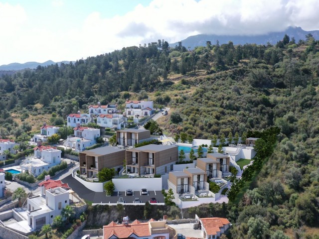 Müthiş Yatırı Fırsatı - Muhteşem manzaralı, özel bahçeli ve £27.000  Kira Garantili Mini Villa!!