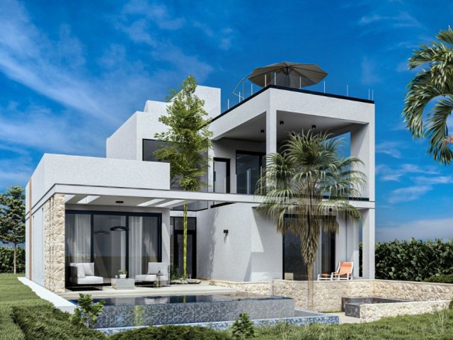 Muhteşem Deniz Manzarasıyla, Büyüleyici 3 Yatak Odalı Modern Villa