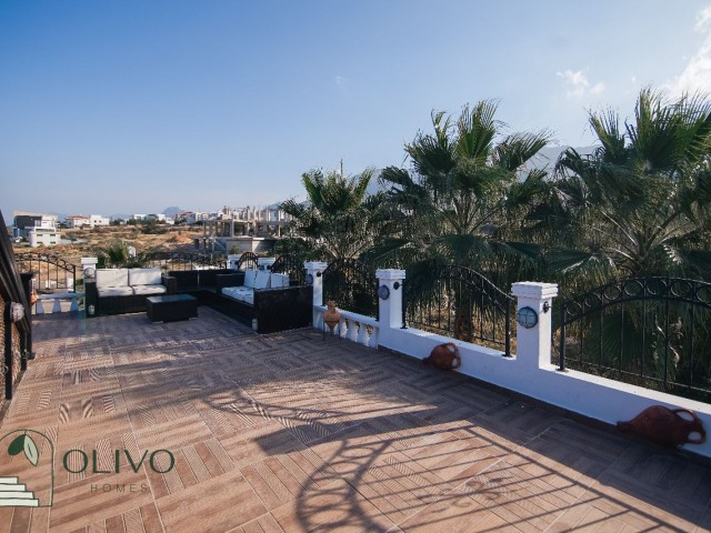 Luxuriöse 3-Schlafzimmer-Villa mit Pool und atemberaubendem Blick in Catalkoy