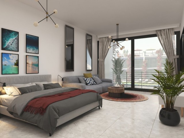 Studio Penthous For Sale In Girne Esentepe