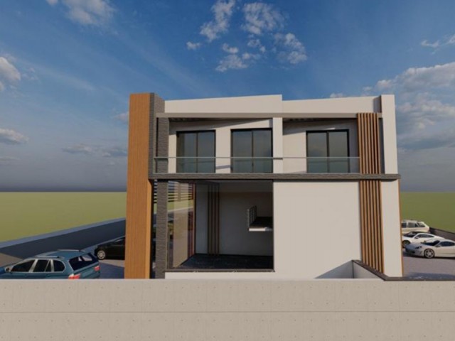 For Sale 1 Apartment and 2 Shops in Karaoglanoglu, Kyrenia