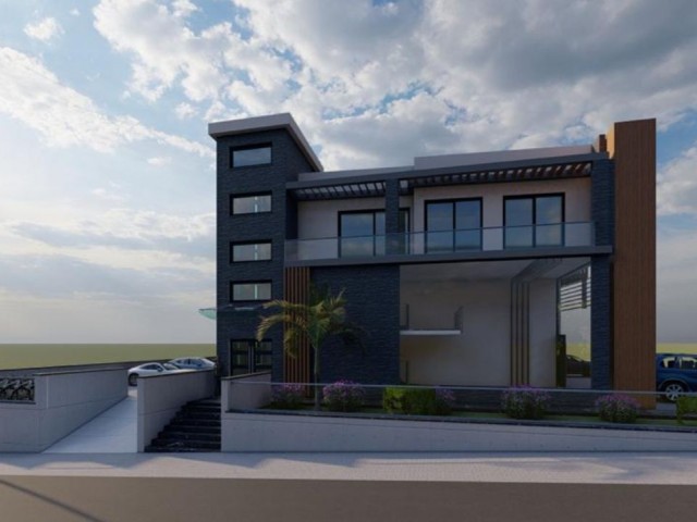 For Sale 1 Apartment and 2 Shops in Karaoglanoglu, Kyrenia