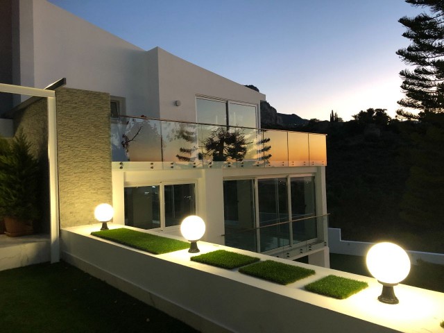 A unique villa for sale under the unique landscape of Kyrenia