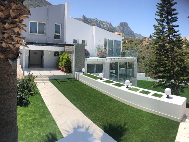 A unique villa for sale under the unique landscape of Kyrenia