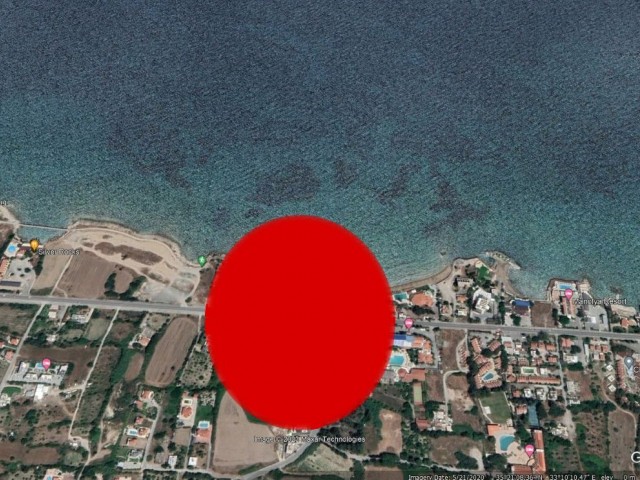 Lapta Oteller Bölgesi'nde denize 150 mt mesafede satılık arazi