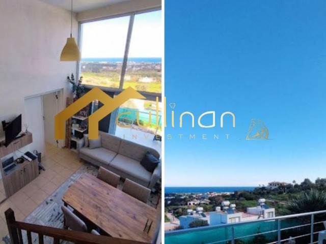 Opportunity in Karsiyaka Duplex Villa 32m2 With Private Terrace - Sea View