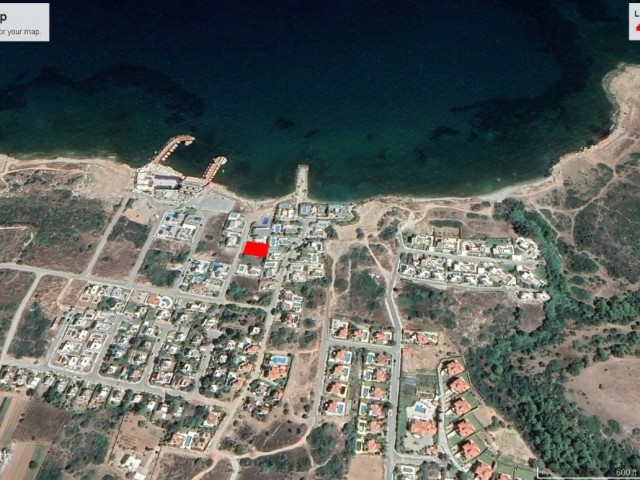 Plot for sale for a single villa in Kyrenia Çatalköy area, 30 m from the sea