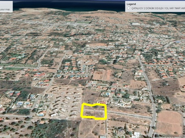 زمین برای فروش در گیرنه چاتکوی 3700 متر مربع