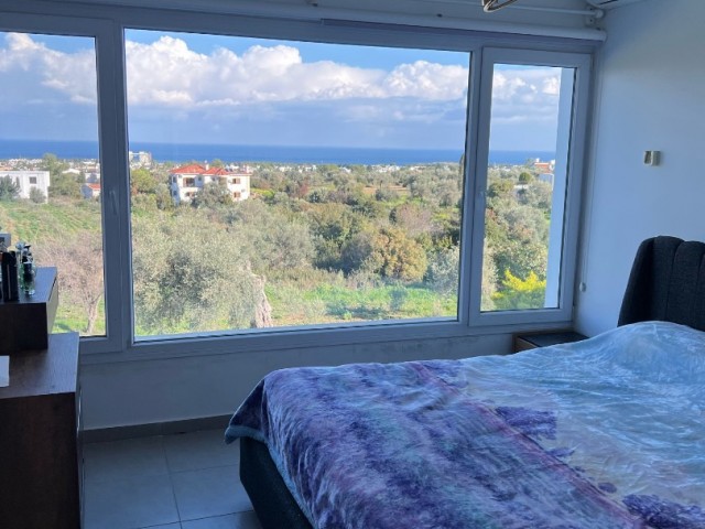 3+1 Villa mit Meer- und Bergblick zum Verkauf in der Region Kyrenia Ozanköy