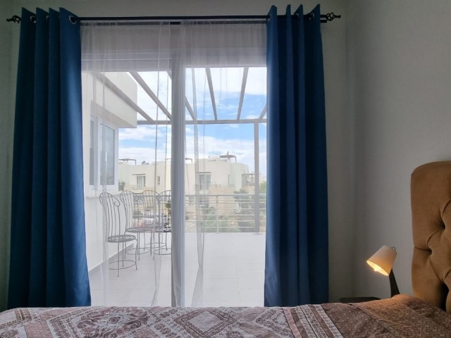 Квартира 1+1 с видом на море на продажу в Кирении, регион Эсентепе