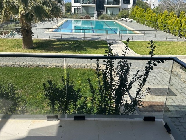 2+1 flat for sale in a complex with a pool in Alsancak, Kyrenia