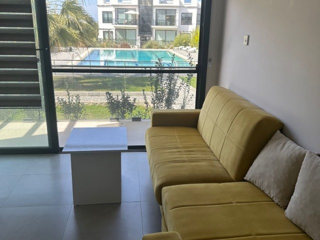 2+1 flat for sale in a complex with a pool in Alsancak, Kyrenia