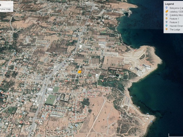 Land for sale in Kyrenia Catalkoy region