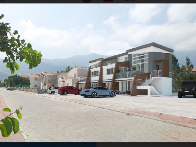 2+1 Loft-Wohnung zum Verkauf in Kyrenia Alsancak, Camelot-Strandseite