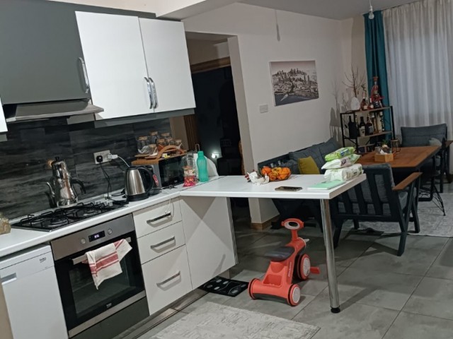 2+1 flat for sale in a site with pool in Kyrenia Alsancak