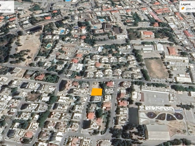 5-stöckiges Grundstück zum Verkauf mit Genehmigung im Zentrum von Kyrenia