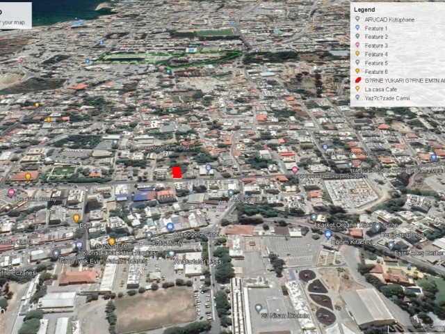 5-stöckiges Grundstück mit Genehmigung zum Verkauf im Zentrum von Kyrenia